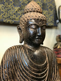 Stone Earth Witness Buddha Statue 36"