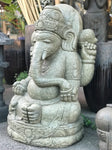 Seated Stone Ganesh Statue 41"