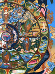 Wheel of Life Thangka Painting - Routes Gallery