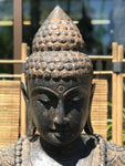 Large Stone Meditation Buddha Statue 61"