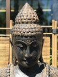 Large Stone Meditation Buddha Statue 61"