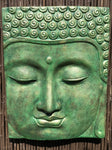 Buddha Face Panel Relief 32" - Routes Gallery