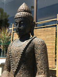 Large Stone Meditation Buddha Statue 61"
