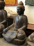 Stone Earth Witness Buddha Statue 36"