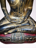 Wood Thai Meditation Buddha Statue 40"