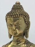 Brass Shakyamuni Earth Witness Buddha 8"
