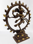 Brass Dancing Shiva Nataraja 8.5"