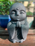 Standing Namaste Jizo Monk 10"