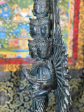 Brass Avalokiteshvara with 1000 Arms Statue 27" - Routes Gallery