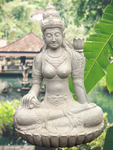 Stone Devi Tara Garden Statue 46"
