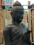 Stone Standing Abhaya Buddha Statue 60"