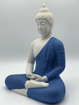 Porcelain Meditating Buddha Statue 12"