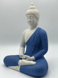 Porcelain Meditating Buddha Statue 12"