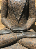 Large Stone Meditation Buddha Statue 61"