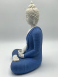 Porcelain Meditating Buddha Statue 12"