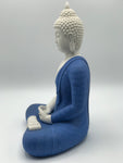 Porcelain Meditating Buddha Statue 12"