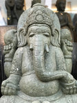 Seated Stone Ganesh Statue 41"