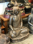 Stone Earth Touching Buddha Statue 36"