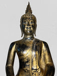 Wood Thai Meditation Buddha Statue 40"