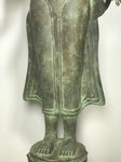 Brass Standing Teaching Buddha Statue 36" - Routes Gallery