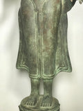 Brass Standing Teaching Buddha Statue 36" - Routes Gallery