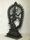 Brass Dancing Shiva Nataraja Statue 36" - Routes Gallery