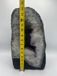 Amethyst Crystal Geode Cathedral 14"