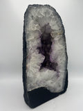 Amethyst Crystal Geode Cathedral 14"