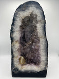 Amethyst Crystal Geode Cathedral 17"