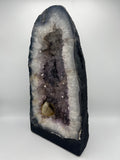 Amethyst Crystal Geode Cathedral 17"