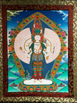 Avalokiteshvara Thangka Painting - Routes Gallery