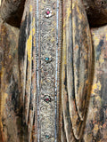 Wood Standing Namaste Buddha Statue 69"