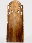 Wood Buddha Sculpture in Vitarka Mudra 45"