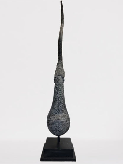 Wood Thai Chofa Sculpture on stand 66"
