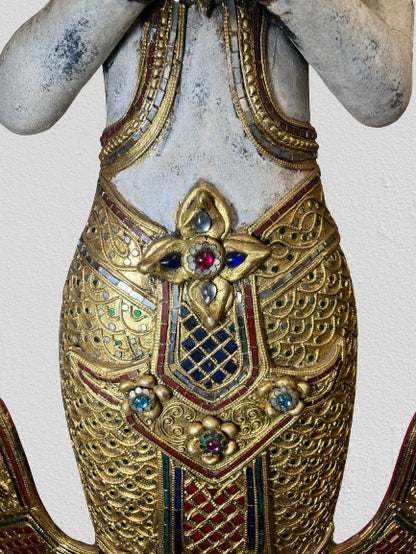Wood Standing Teppanom Angel 77"