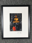 Praying Buddhist Monk Framed Art Photo - Routes Gallery