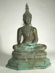 Brass Sukhothai Buddha Statue 16" - Routes Gallery