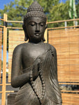 Stone Standing Vitarka Buddha Statue 60"