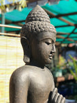 Stone Standing Vitarka Buddha Statue 60"