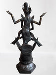 Brass Saraswati Wisdom Goddess Statue 46"
