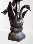 Brass Saraswati Wisdom Goddess Statue 46"