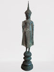 Brass Standing Ayutthaya Abhaya Buddha Statue 43"
