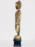 Wood Standing Gold Mandalay Buddha 48"