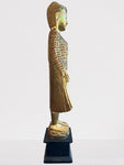 Wood Standing Gold Mandalay Buddha 48"