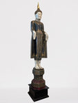 Wood Standing Wish Granting Buddha 81"