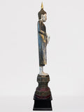 Wood Standing Wish Granting Buddha 81"