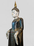 Wood Standing Wish Granting Buddha 81"