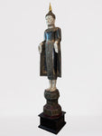 Wood Standing Wish Granting Buddha 81"