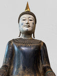 Wood Standing Wish Granting Buddha 81"