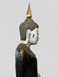 Wood Standing Wish Granting Buddha 81"